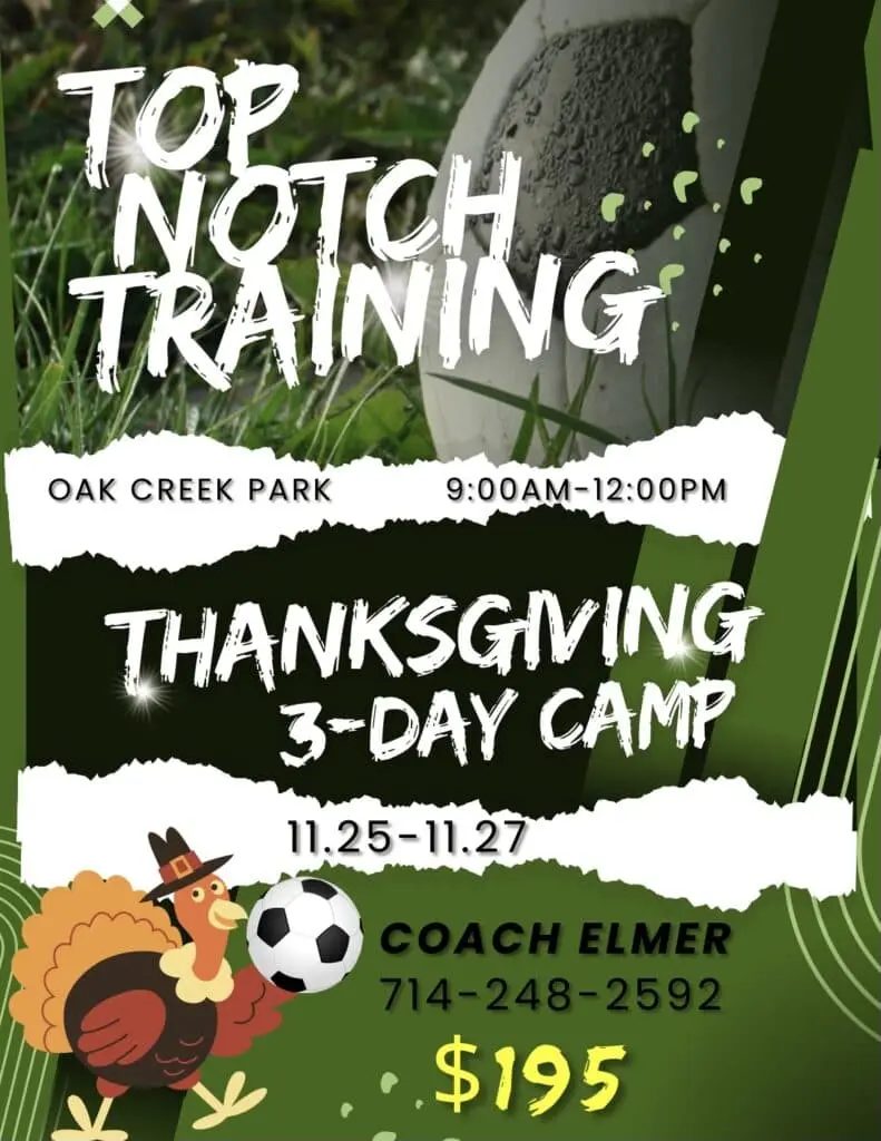TNT Futbol's Thanksgiving 3-Day Camp - 2024